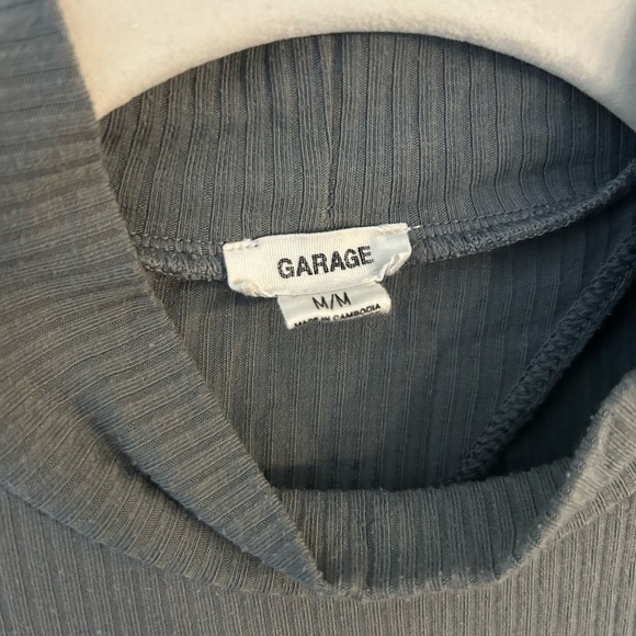 Garage High Neck Green Tank Top - Picture 4 of 4